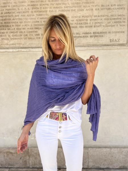 Stola In Puro Cashmere  Violetta