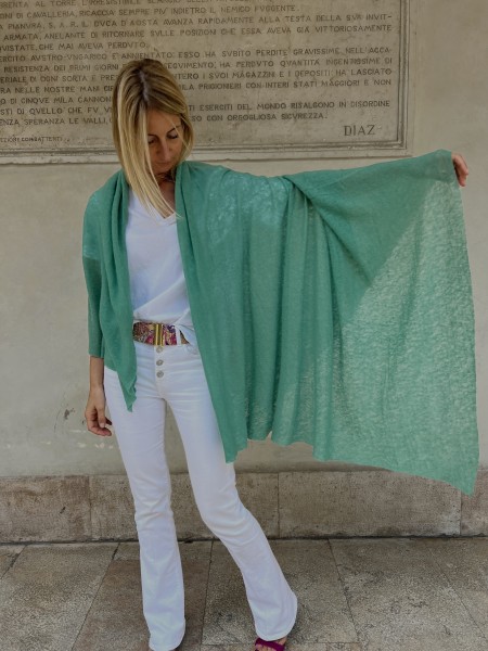 Stola in puro cashmere Aloe