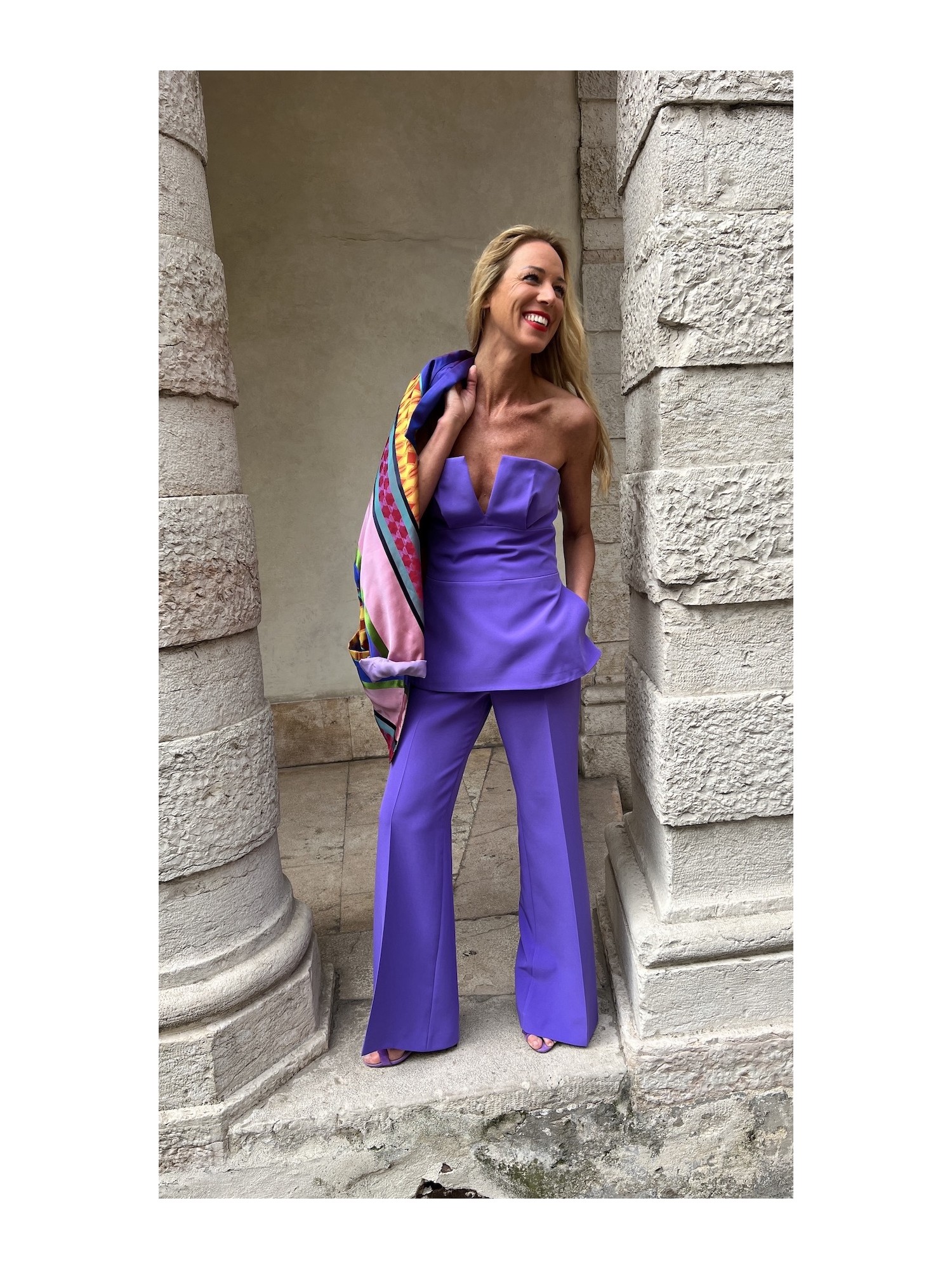 Pantalone Flared Ametista