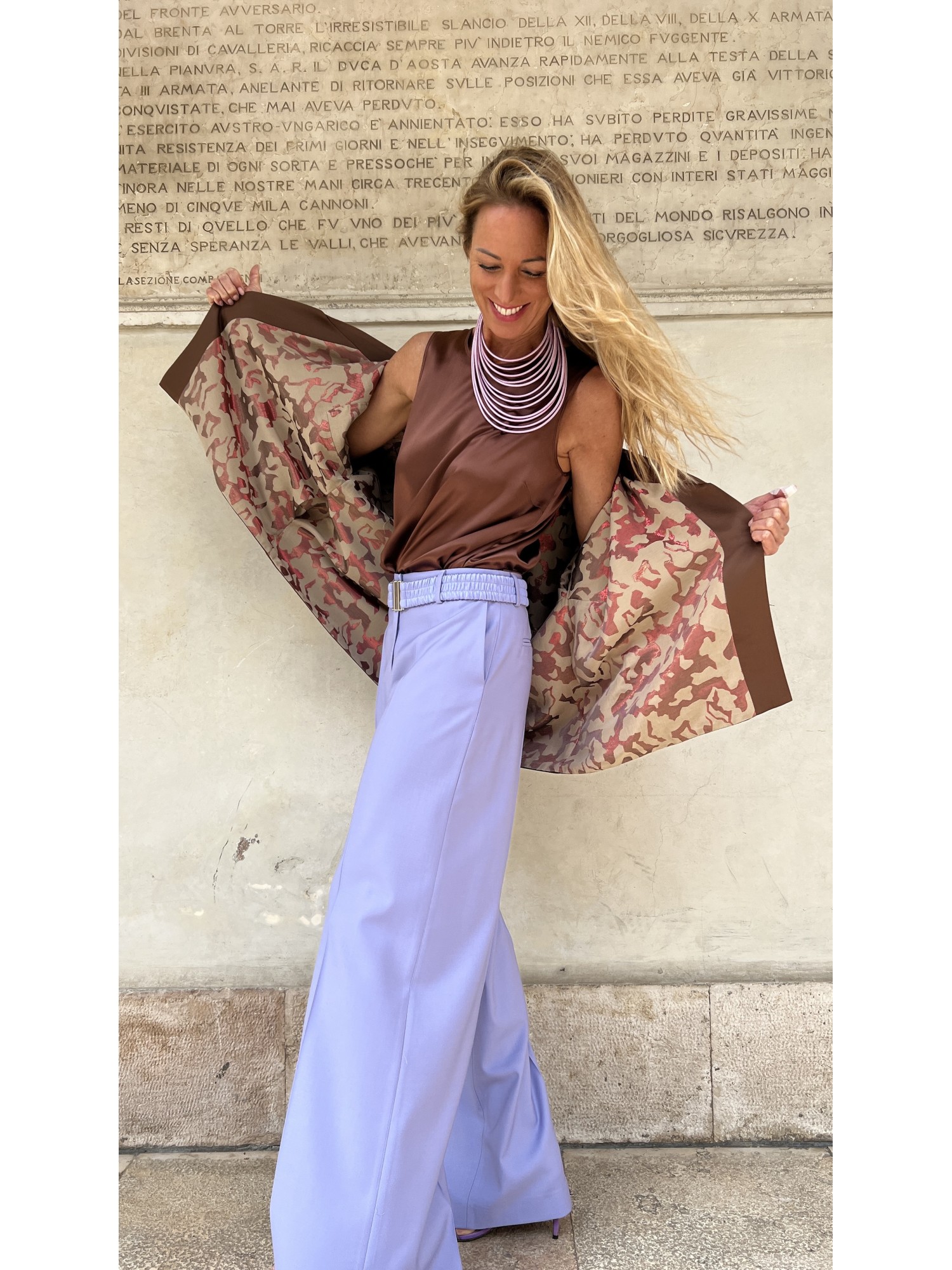 Pantalone Ottavia Lilla