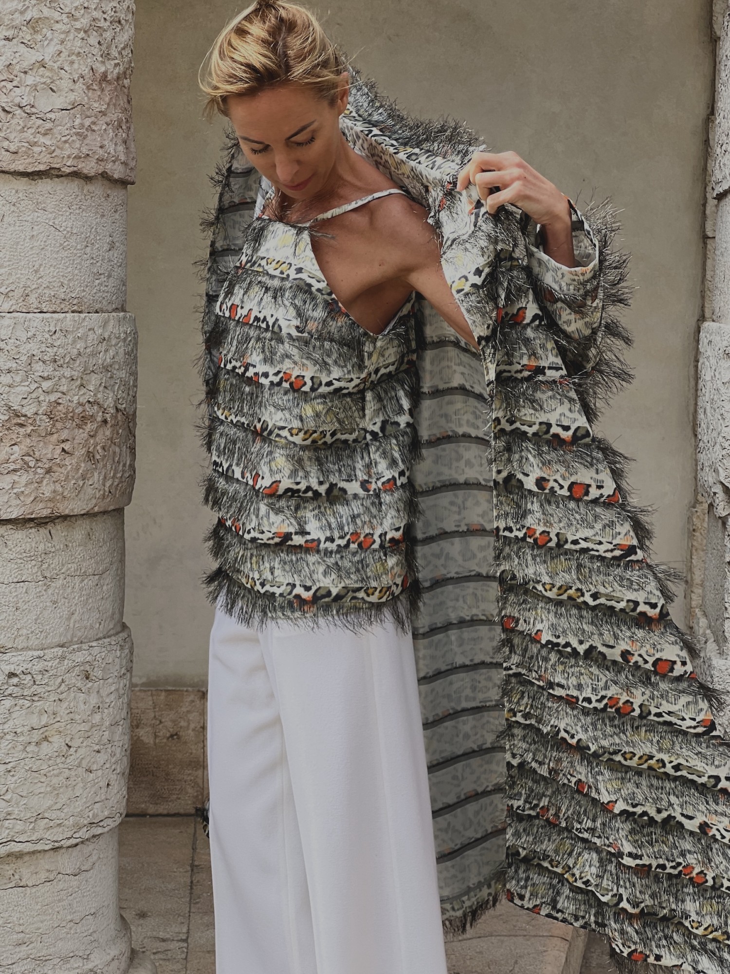 Pantalone Ottavia Bianco 2