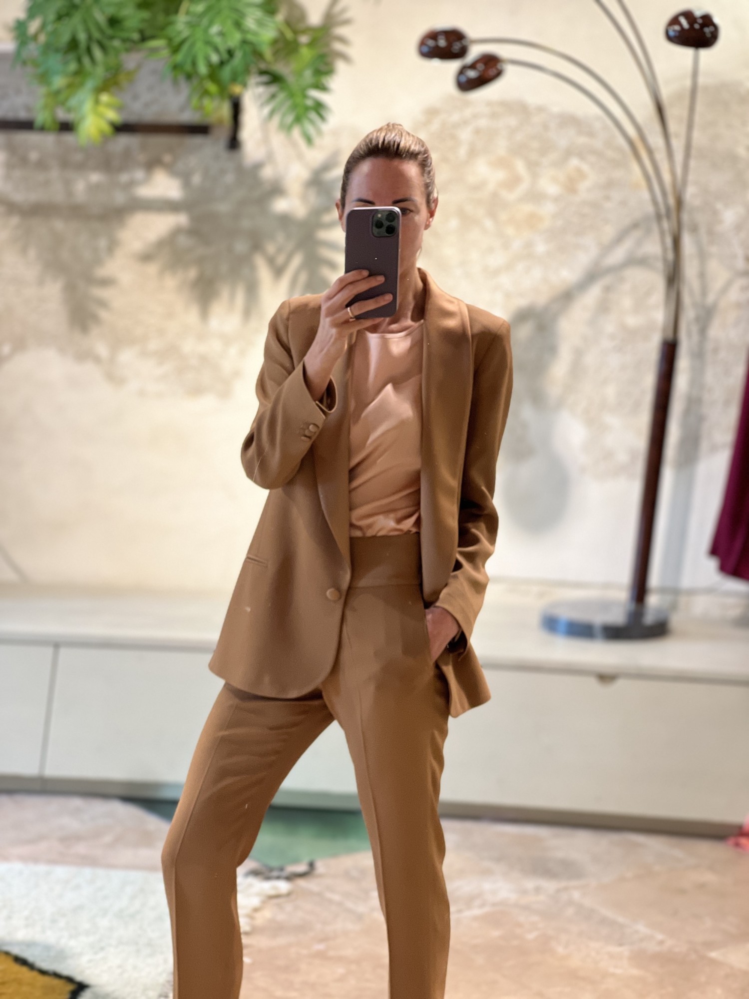 Giacca Smoking Tan 2