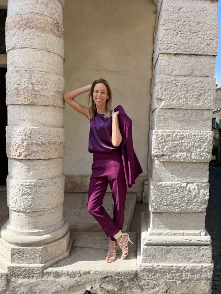 Pantalone Smoking Orchidea
