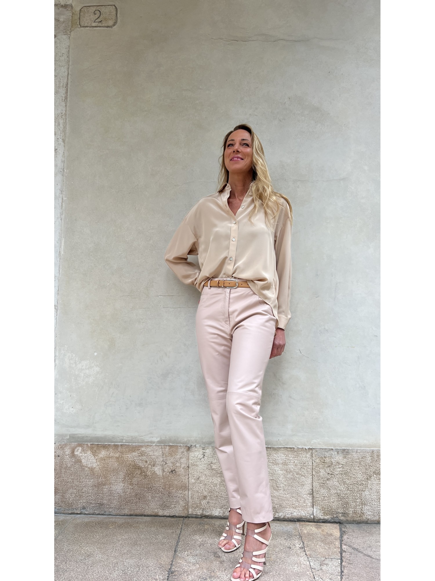 Camicia Icon Seta Nude