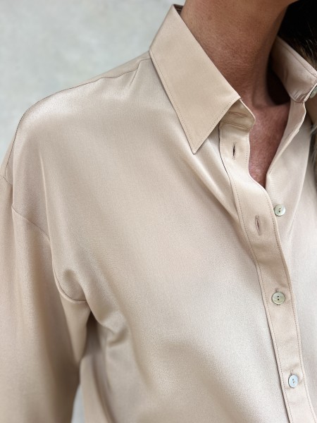 Camicia Icon Seta Nude