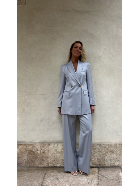 Giacca Azzurra Oversized Cenere