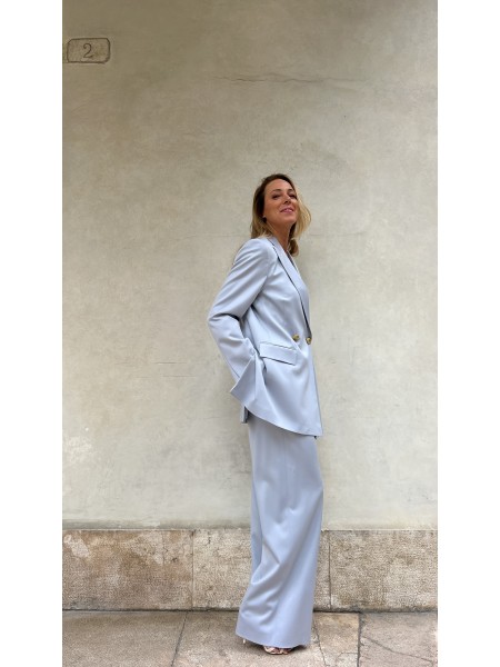 Giacca Azzurra Oversized Cenere