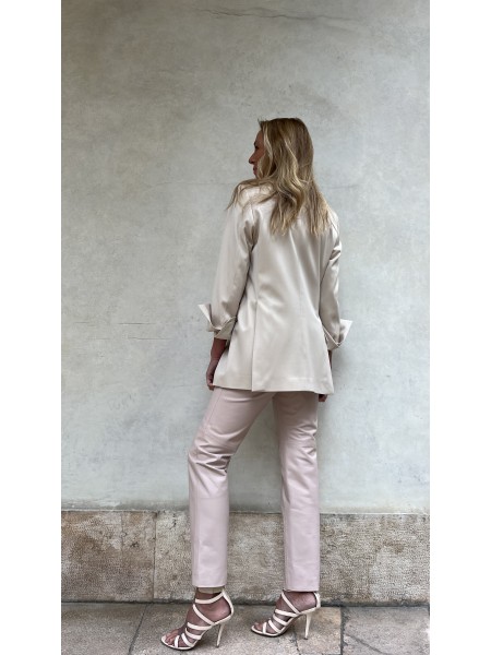 Giacca Azzurra Oversized Schiuma