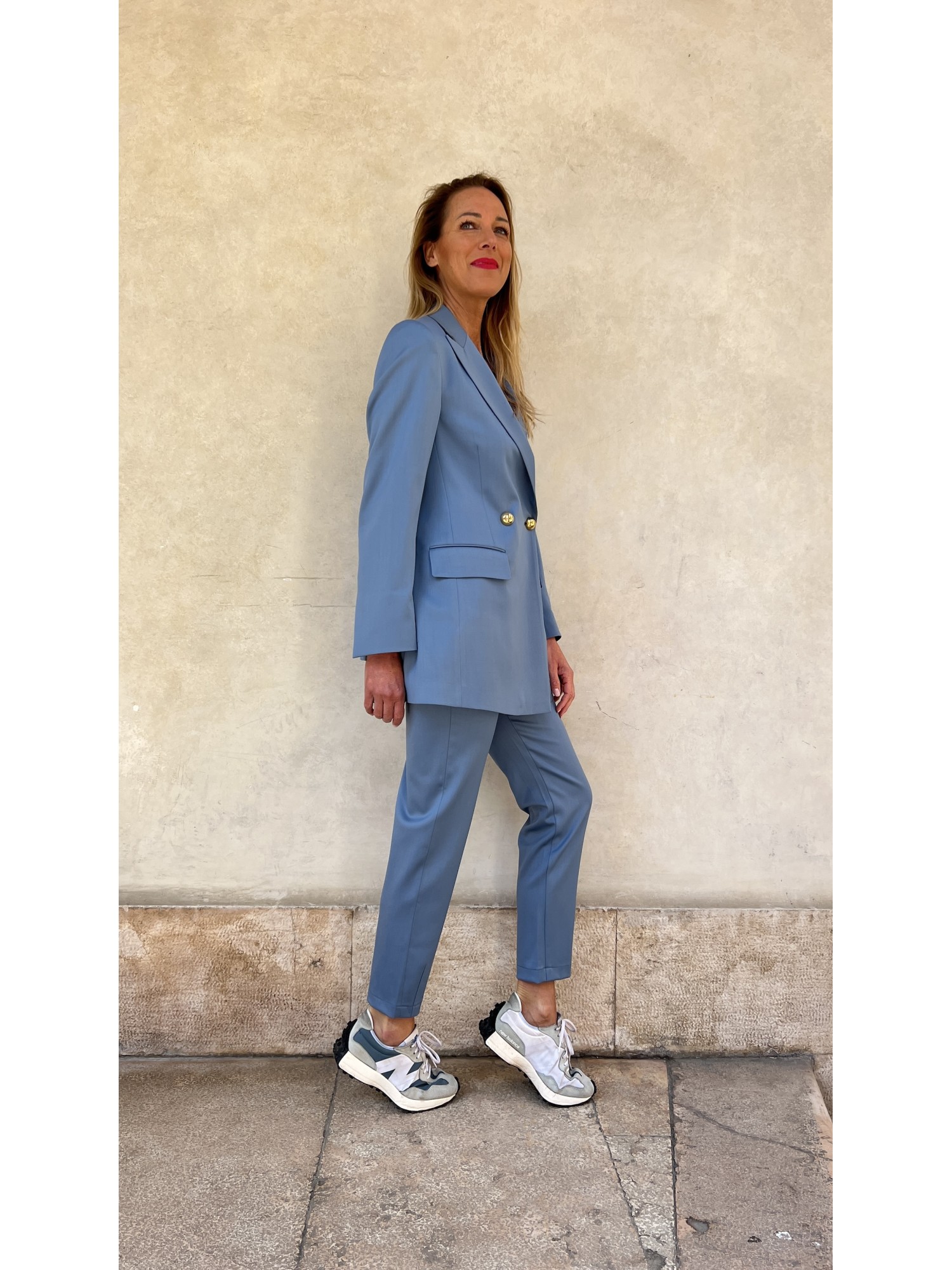 Giacca Azzurra Oversized Denim