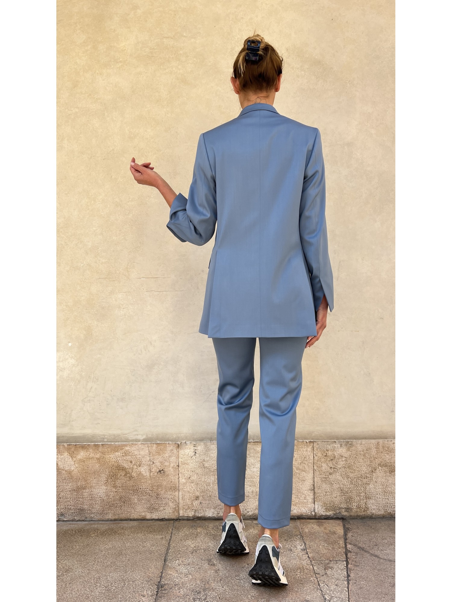 Giacca Azzurra Oversized Denim