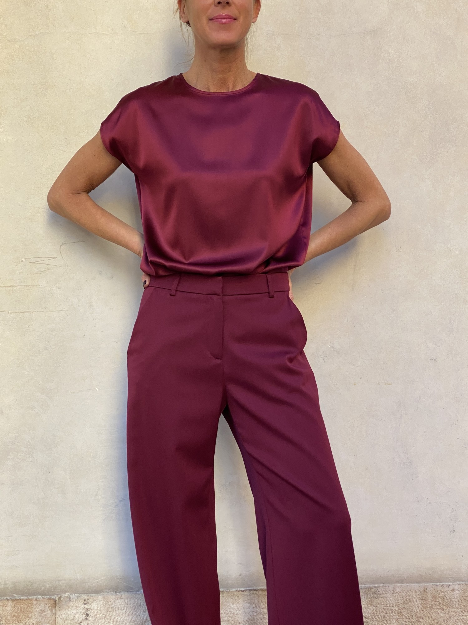 T-shirt di seta Barolo
