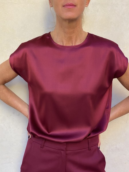 T-shirt di seta Barolo