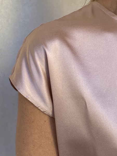 T-shirt di seta Mousse