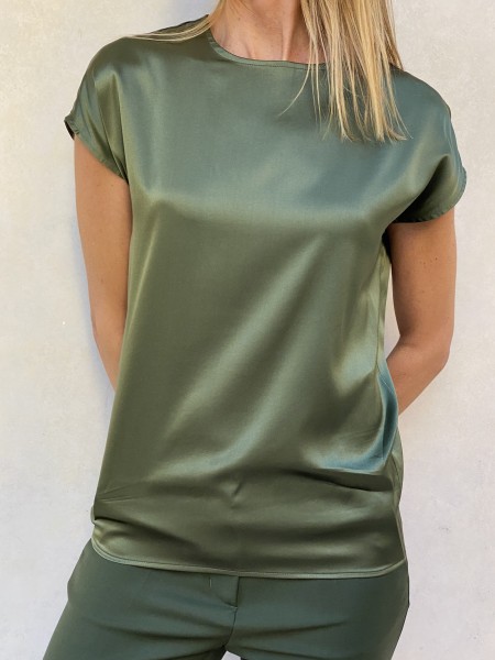 T-shirt in seta Foresta