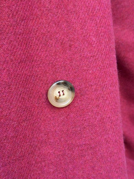 Cappotto Valeria lana bicolor Lampone