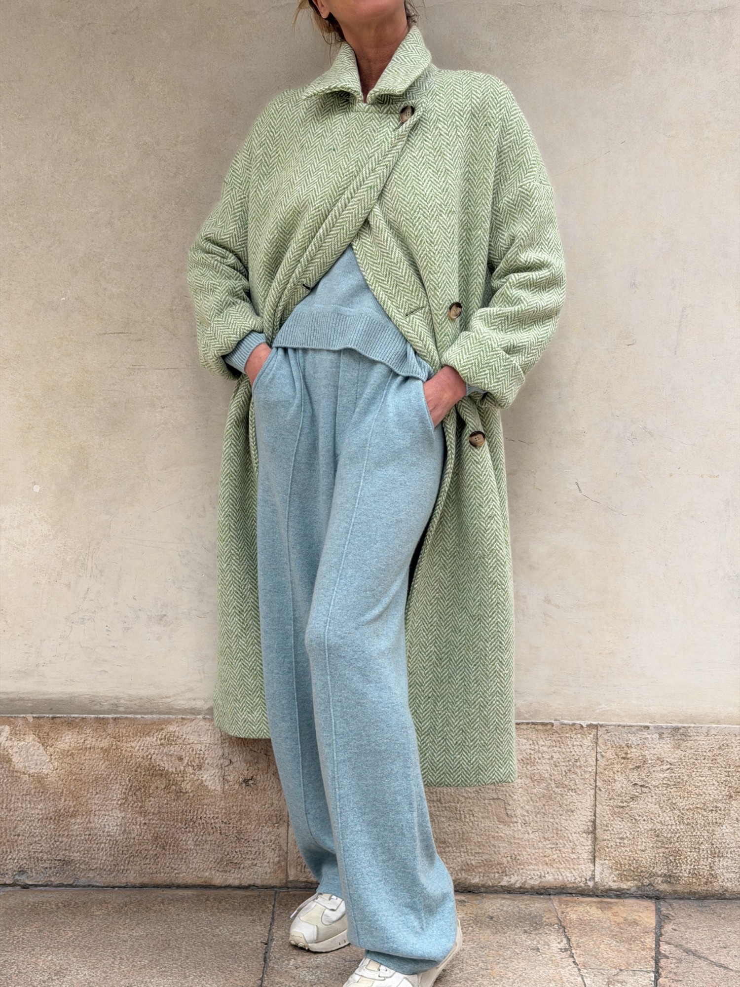 Cappotto Valeria lana spinata...