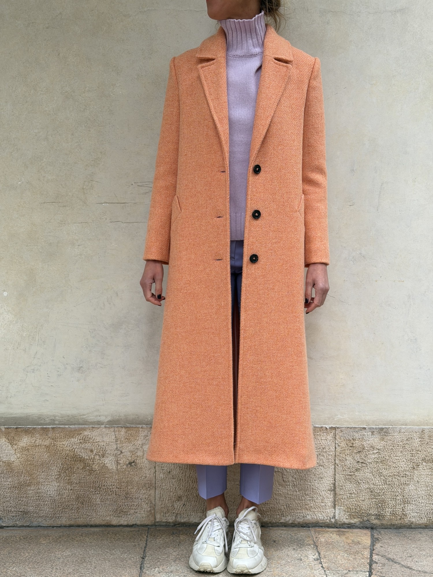 Cappotto Kate di lana melange Bellini