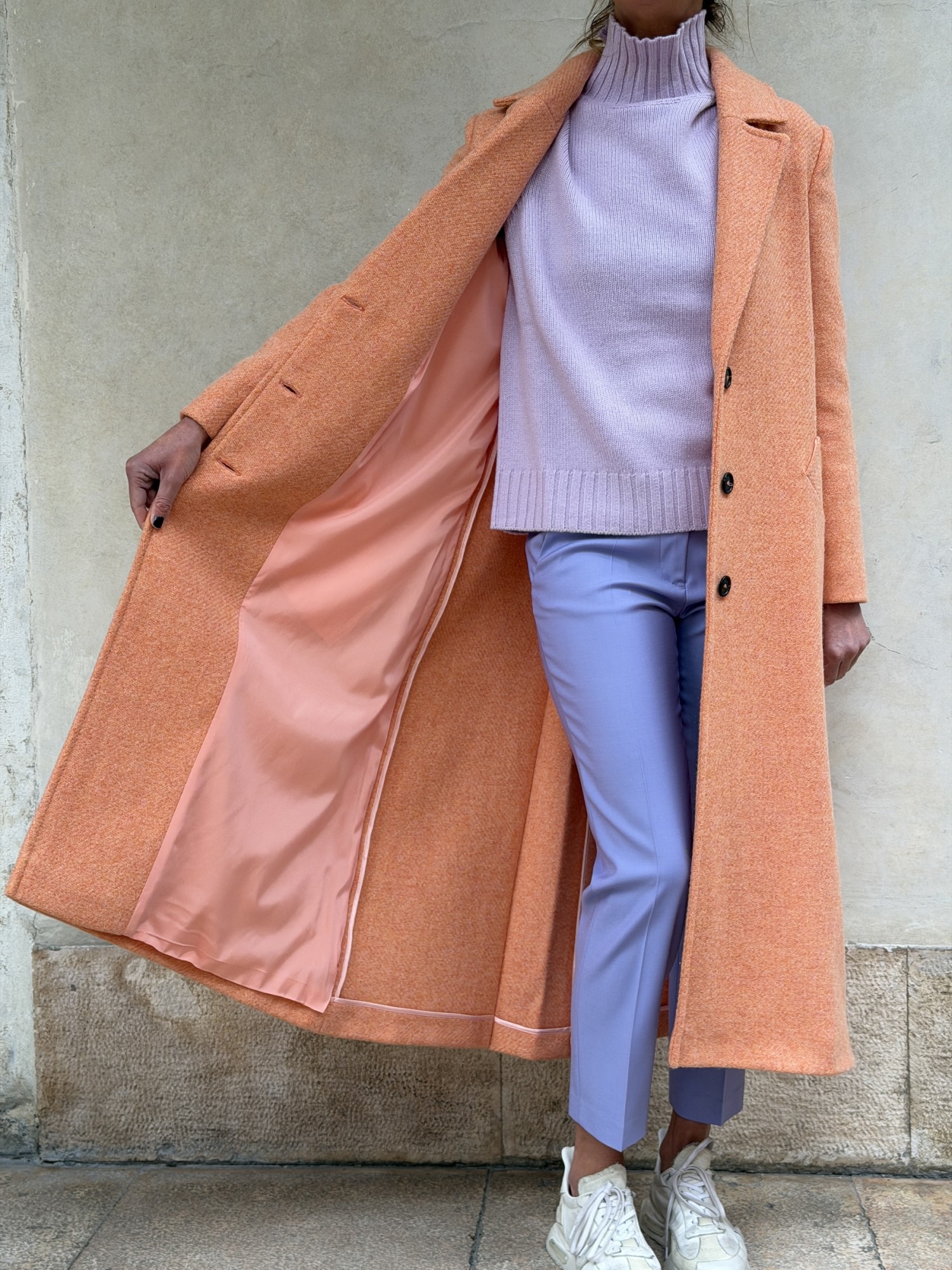 Cappotto Kate di lana melange Bellini