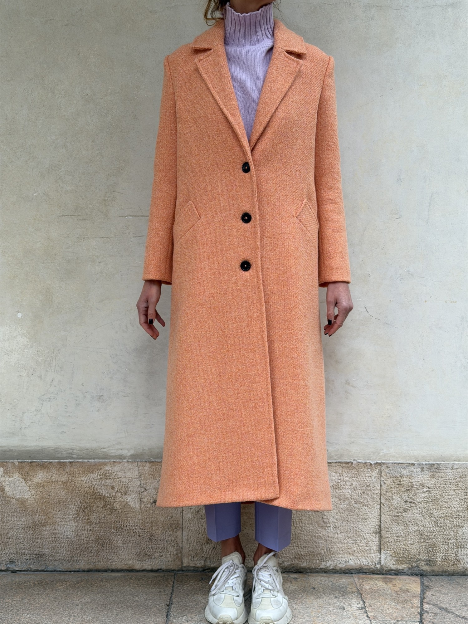 Cappotto Kate di lana melange Bellini