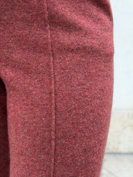 Pantalone di cashmere Rossiccio