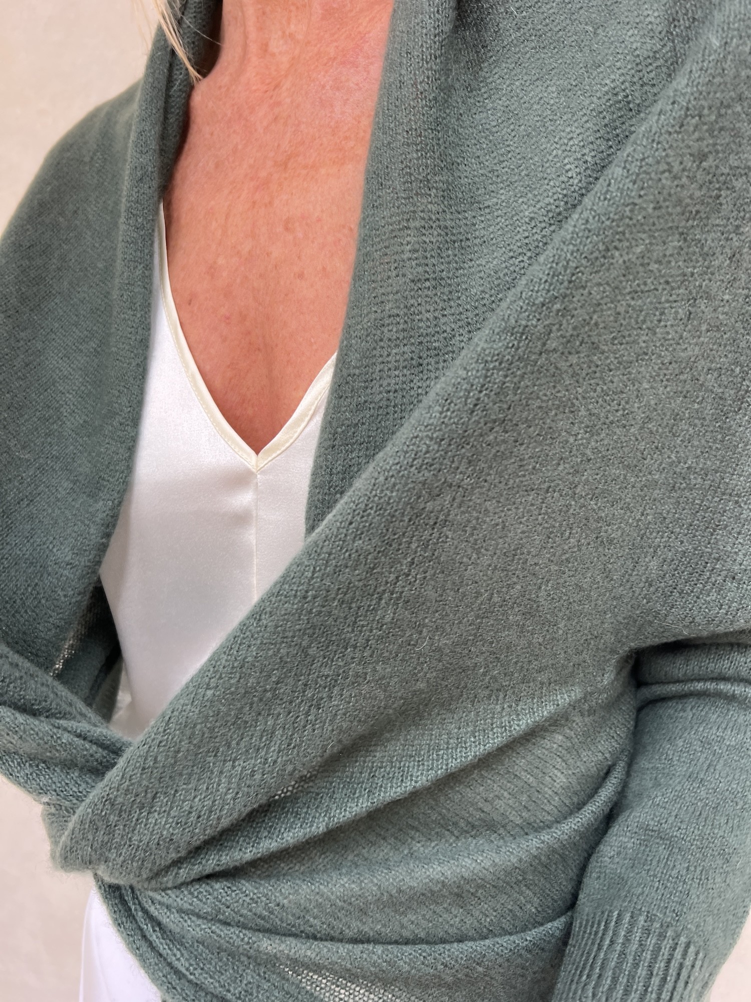 Cardigan Nuvola Rosmarino
