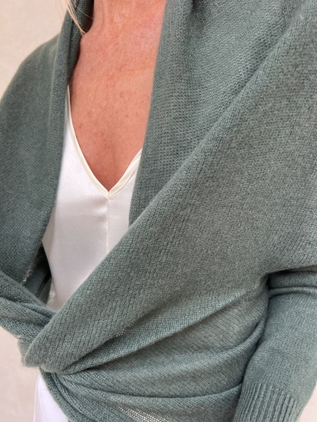 Cardigan Nuvola Rosmarino