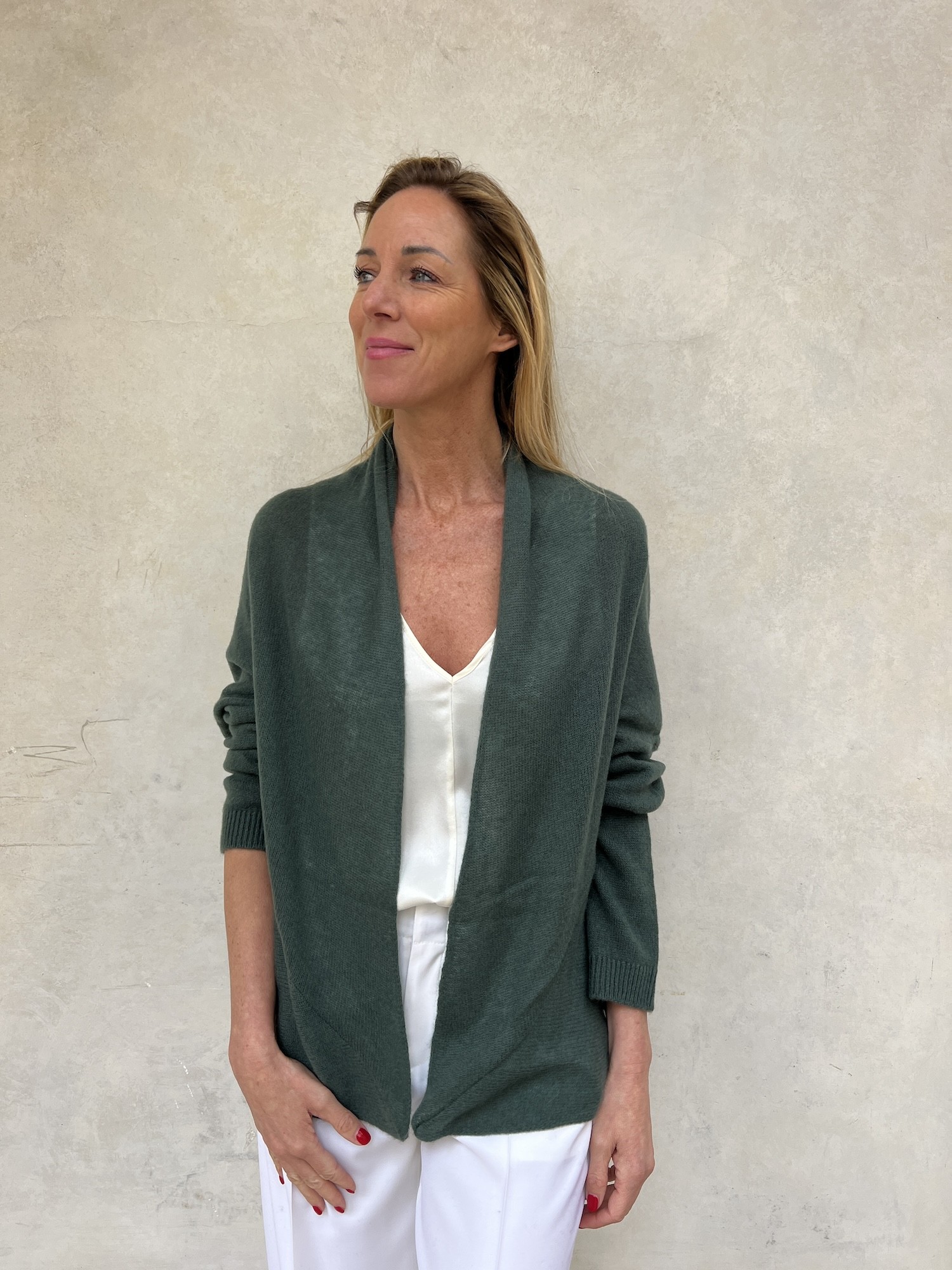 Cardigan Nuvola Rosmarino