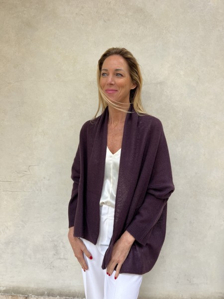 Cardigan Nuvola Plum