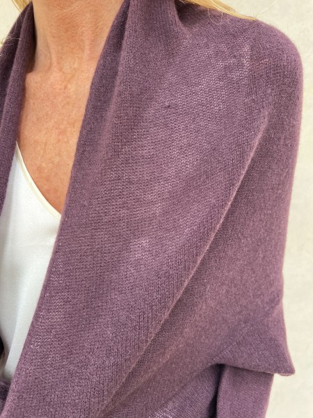 Cardigan Nuvola Plum