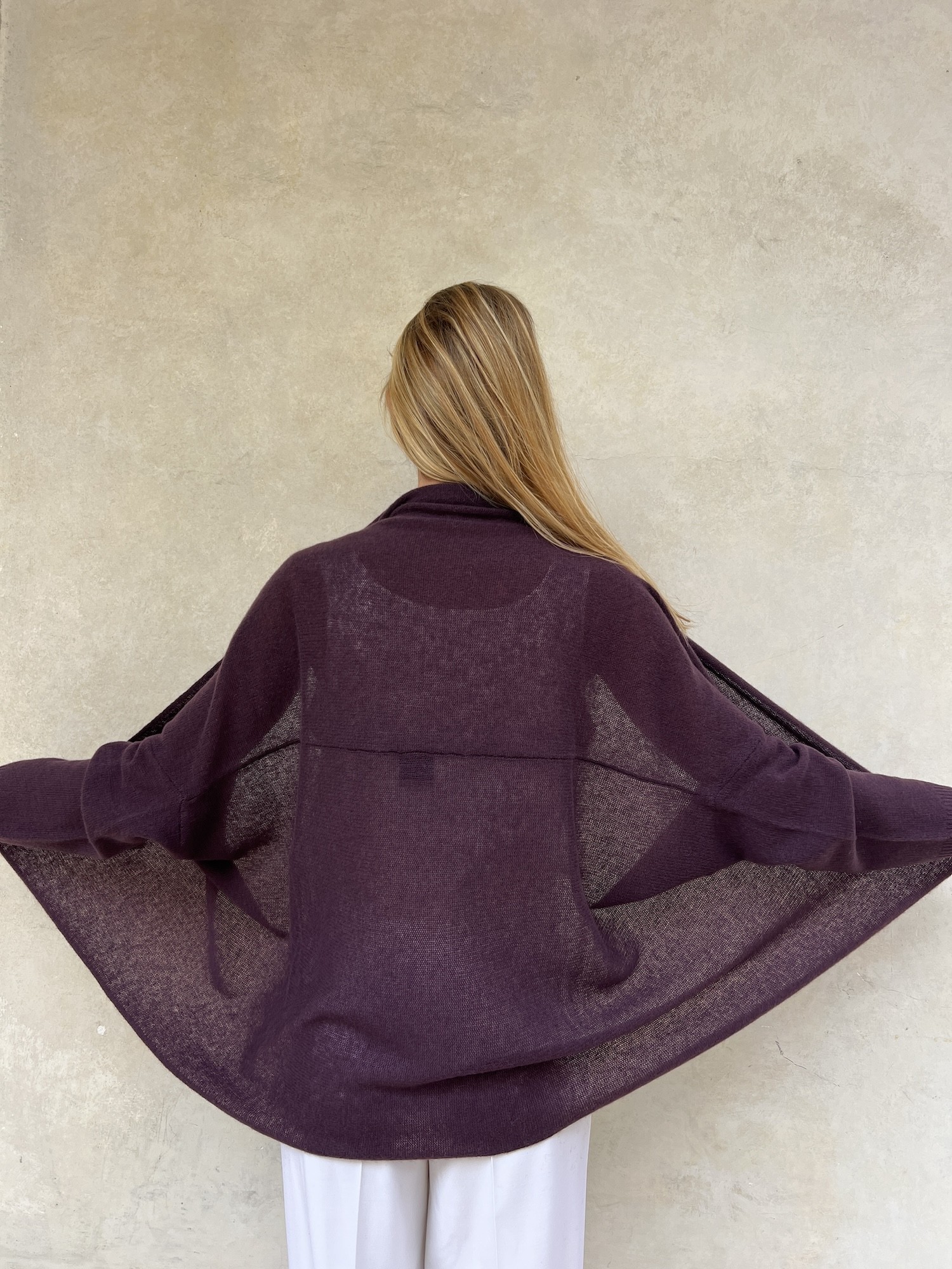 Cardigan Nuvola Plum