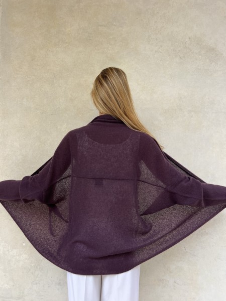 Cardigan Nuvola Plum