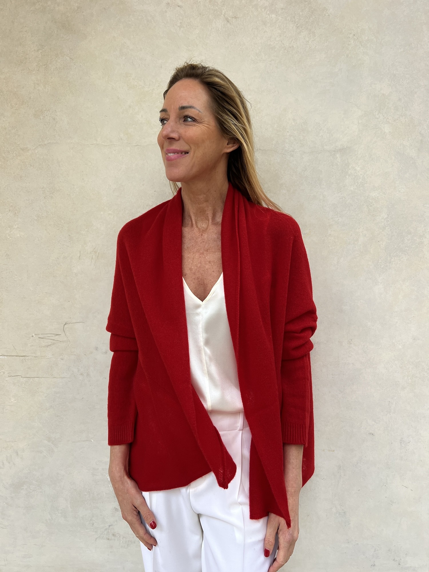 Cardigan Nuvola Scarlet