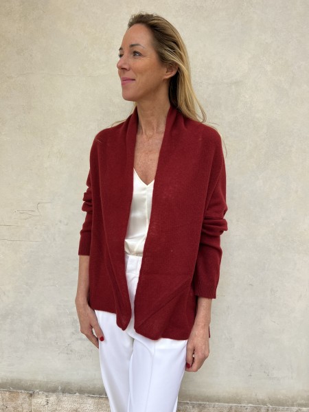 Cardigan Nuvola Amaranto