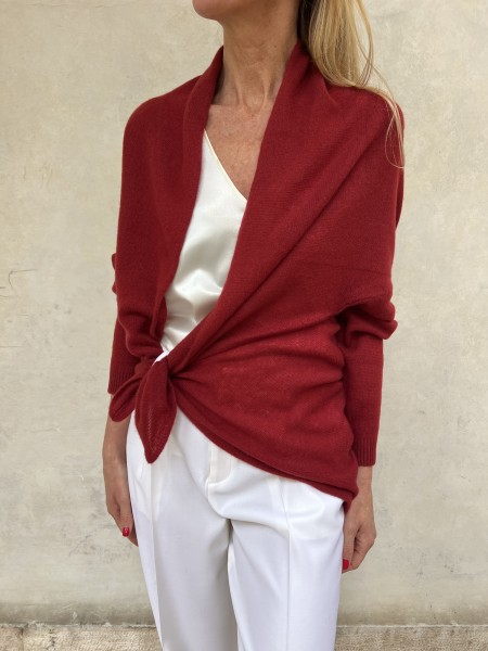 Cardigan Nuvola Amaranto