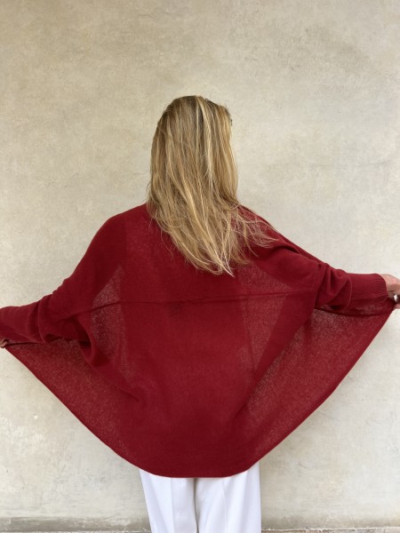 Cardigan Nuvola Amaranto
