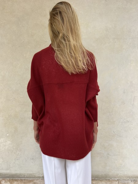 Cardigan Nuvola Amaranto