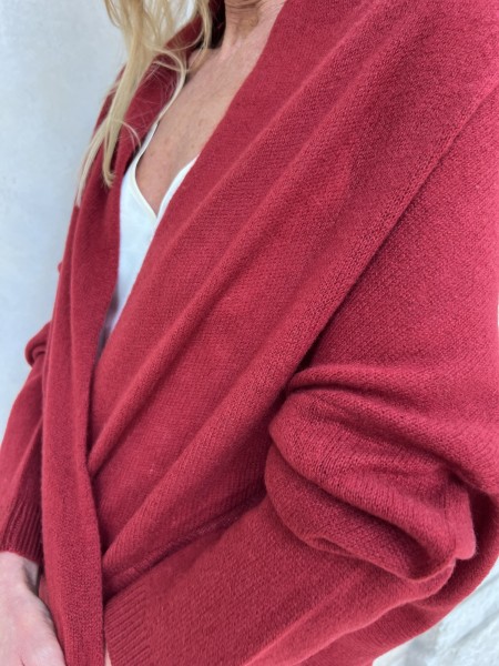 Cardigan Nuvola Amaranto
