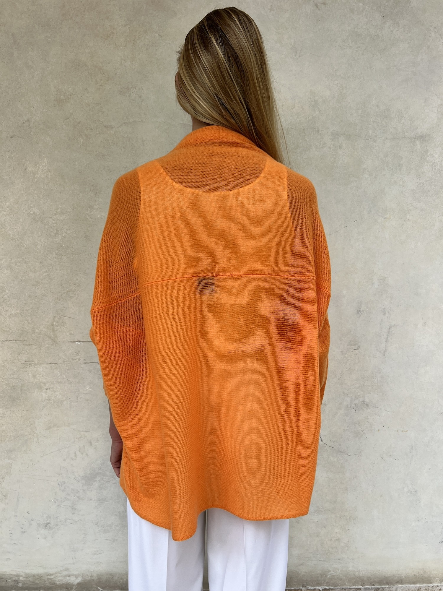Cardigan Nuvola Mandarino
