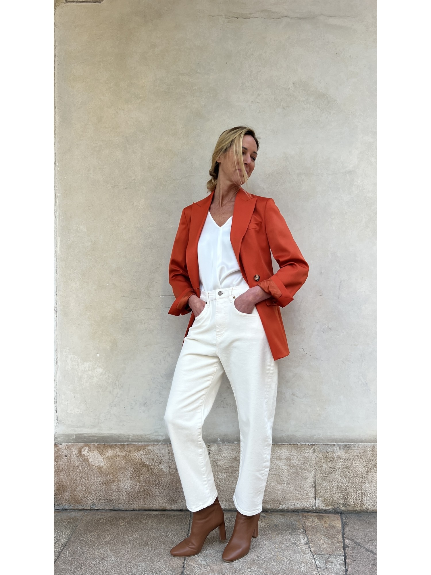 Giacca Marianna  Arancio Candito