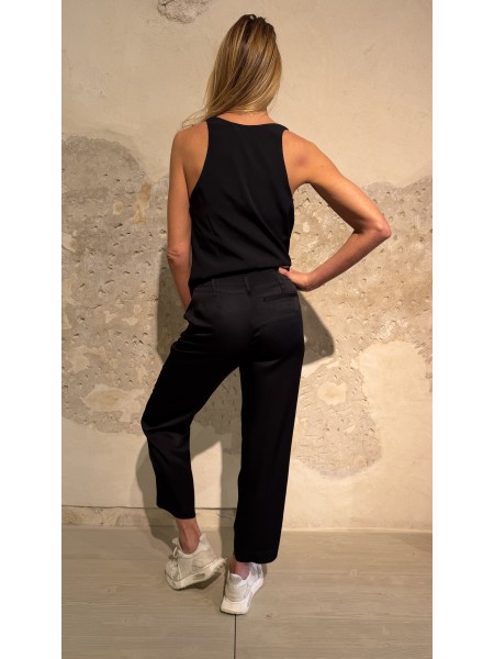 Pantalone Marrakech Bis in cady Nero