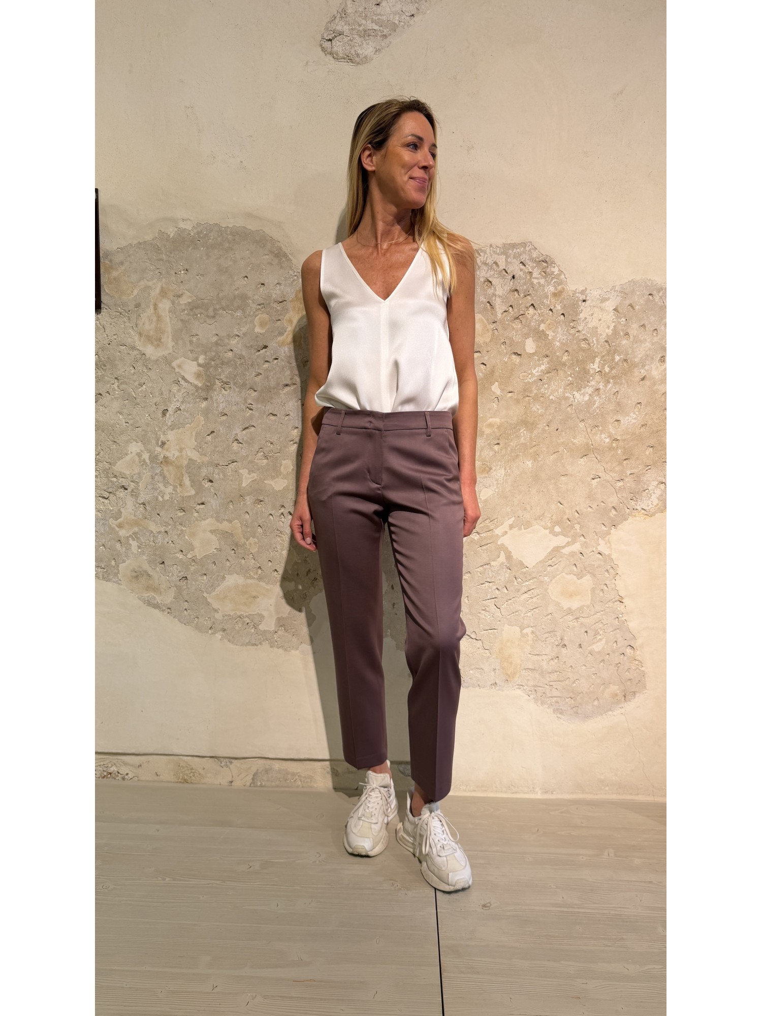 Pantalone Fiore Malva