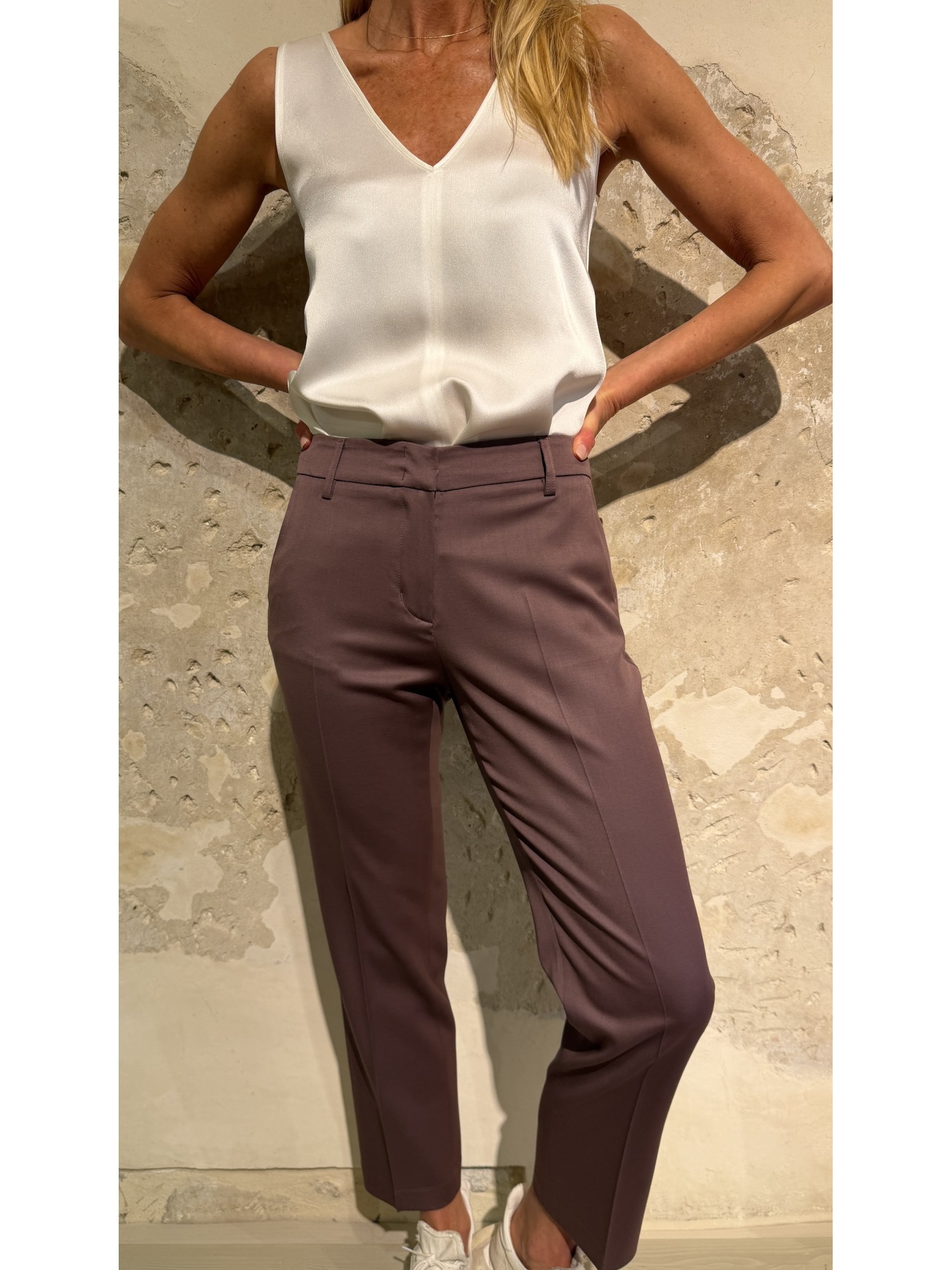 Pantalone Fiore Malva