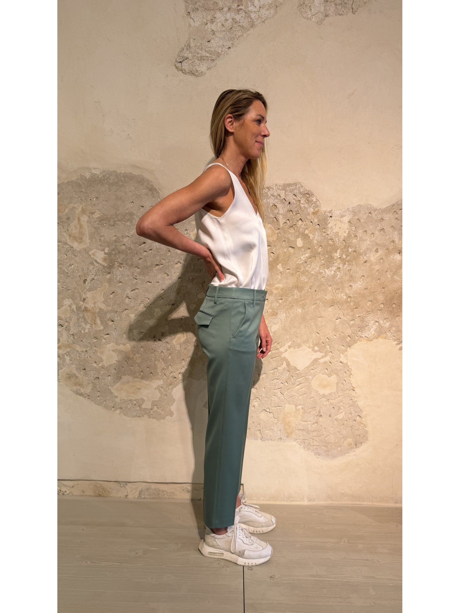 Pantalone Fiore Aloe