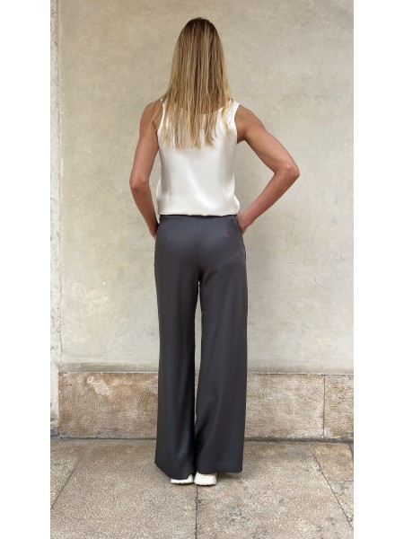 Pantalone Mary in cady Asfalto