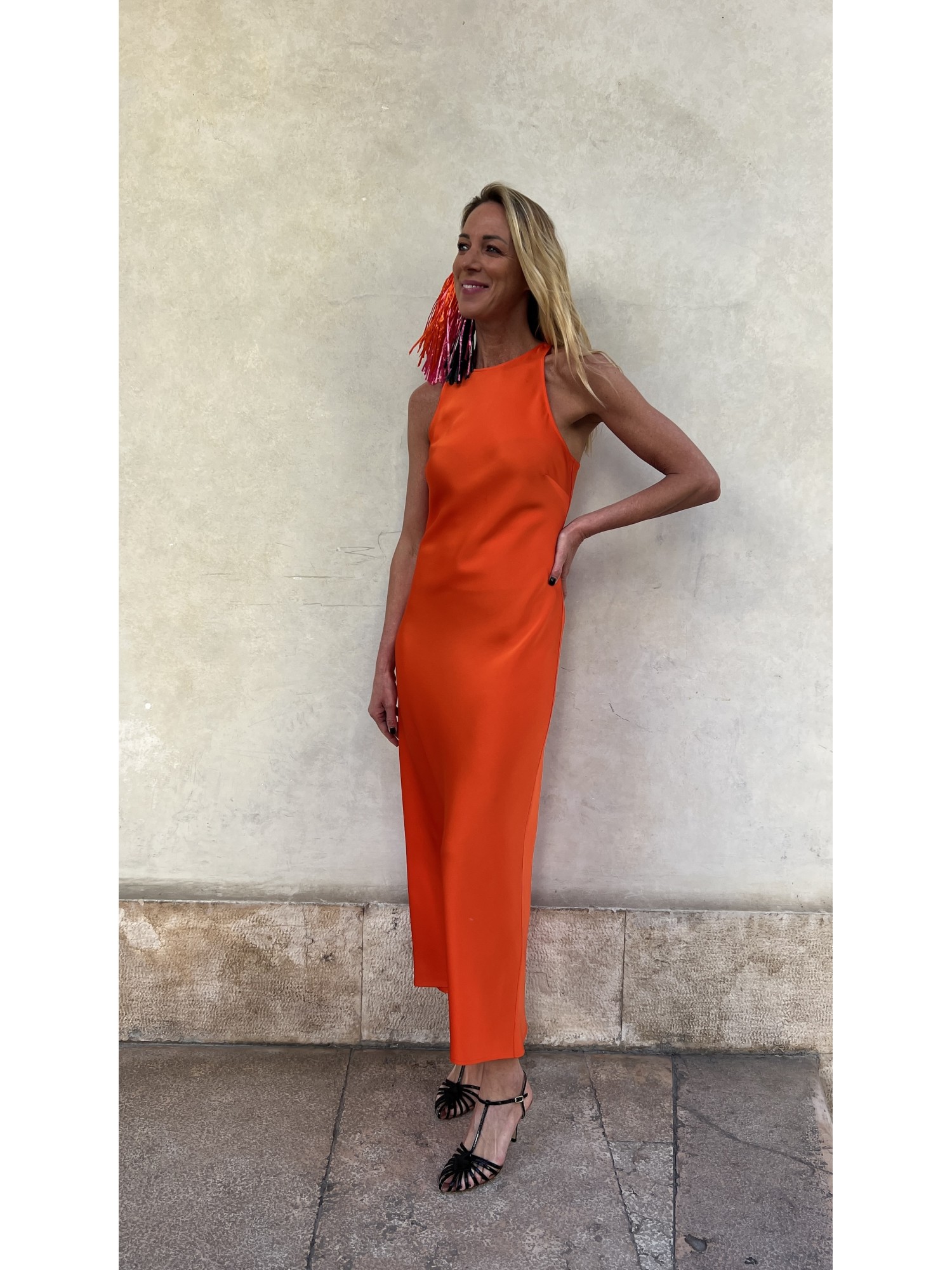 Abito Alice in cady Fuoco