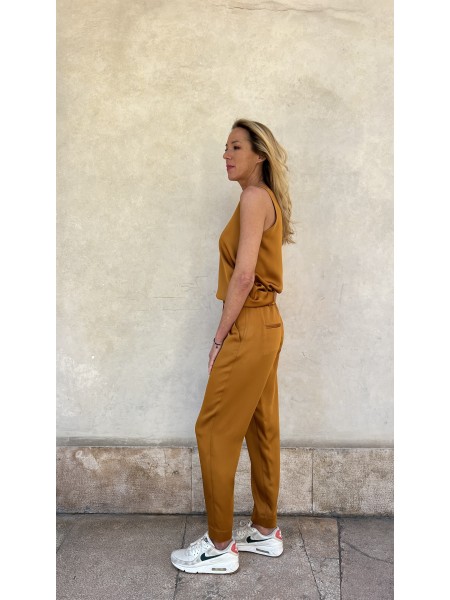 Pantalone Boyfriend Giallo Indiano
