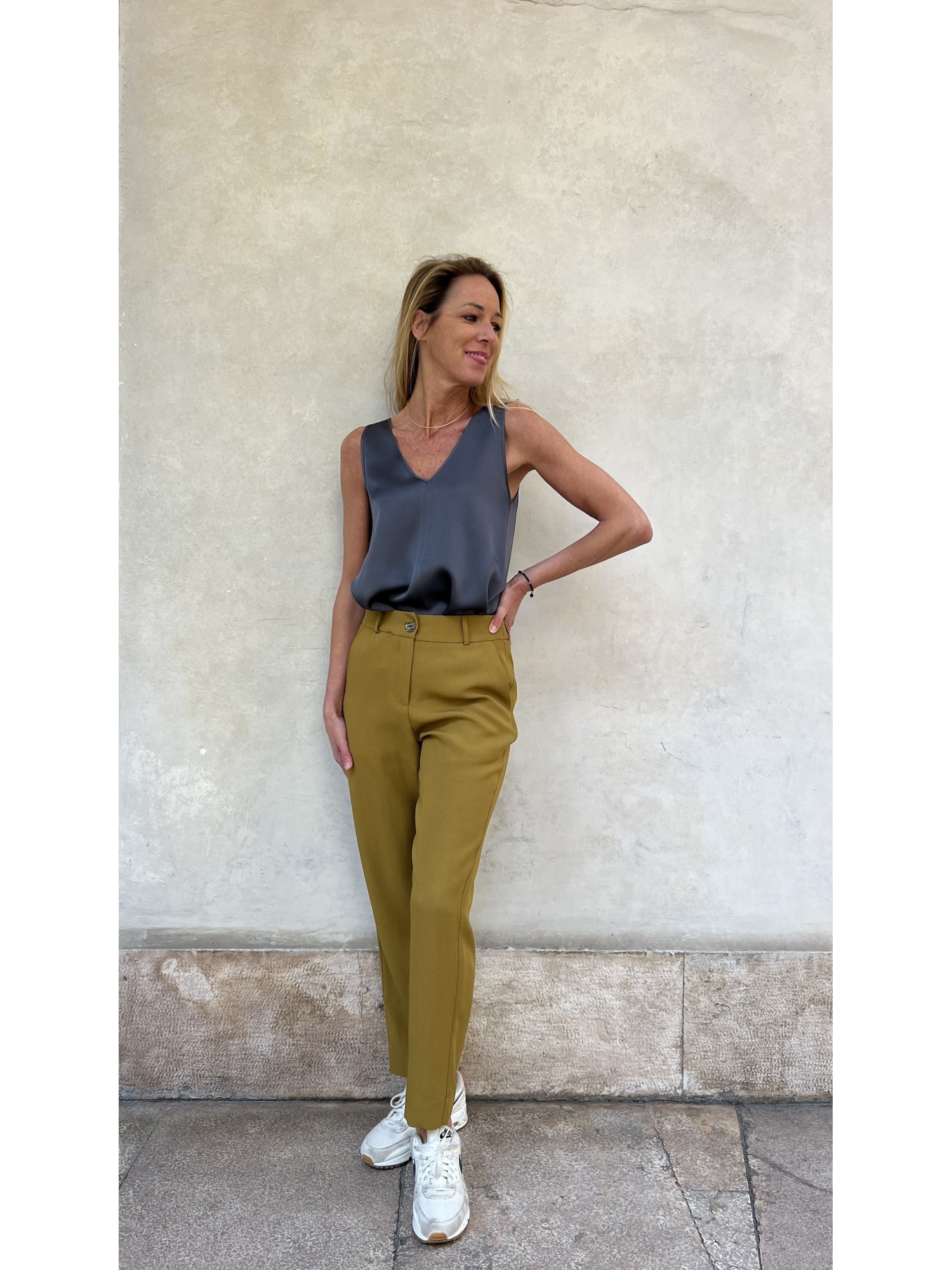 Pantalone Boyfriend Ottone