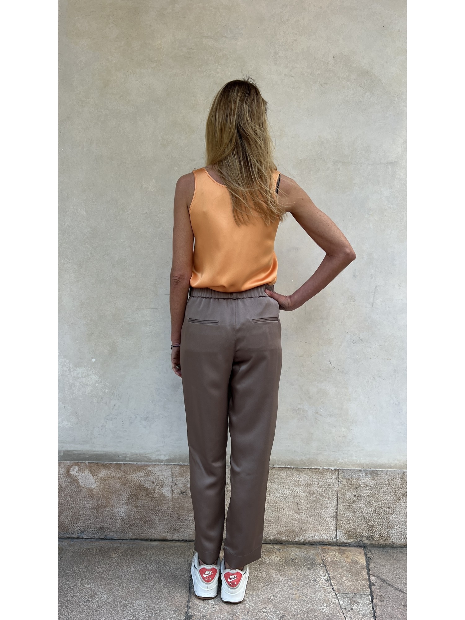 Pantalone Boyfriend Cafe au lait