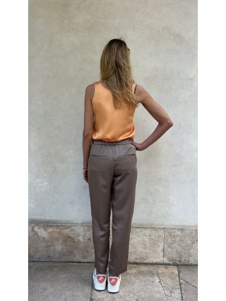 Pantalone Boyfriend Cafe au lait
