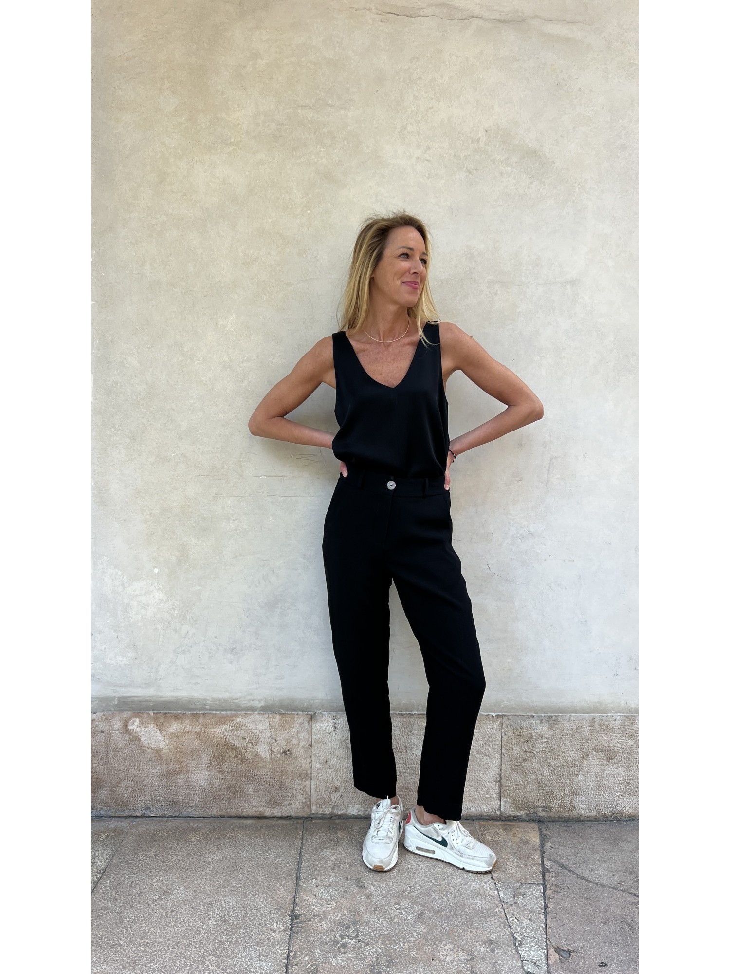 Pantalone Boyfriend Nero 2